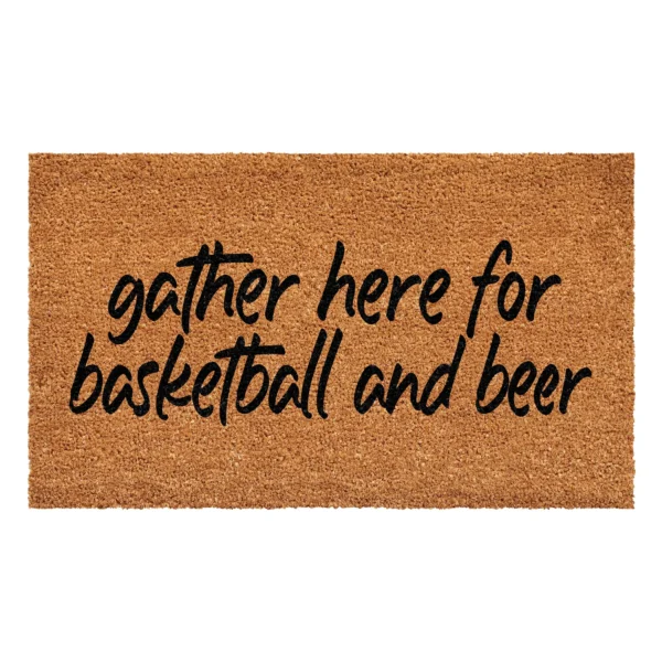 Calloway Mills Gather here for Basketball and beer doormat