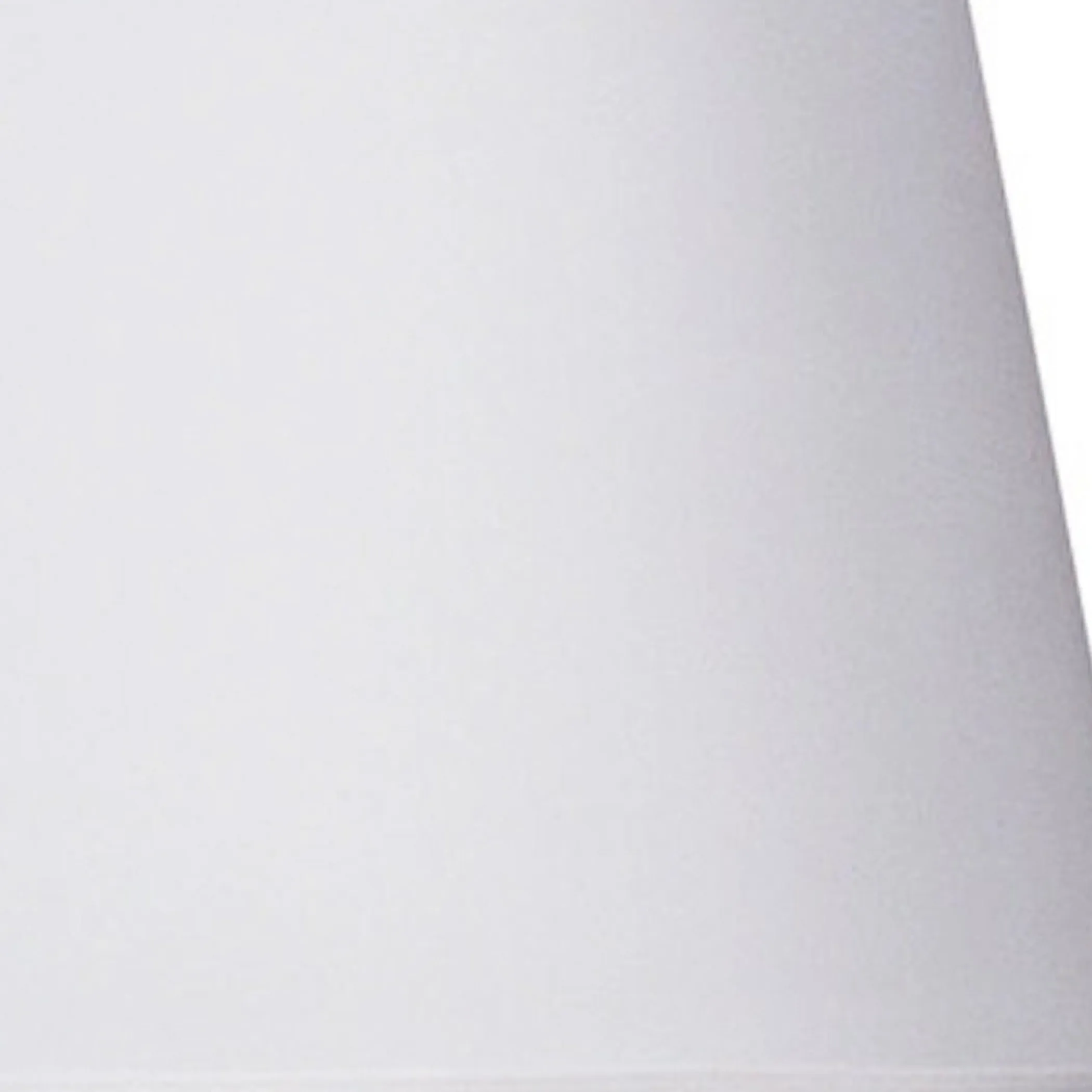 29" Silver Metal Table Lamp With White Classic Empire Shade - Image 5
