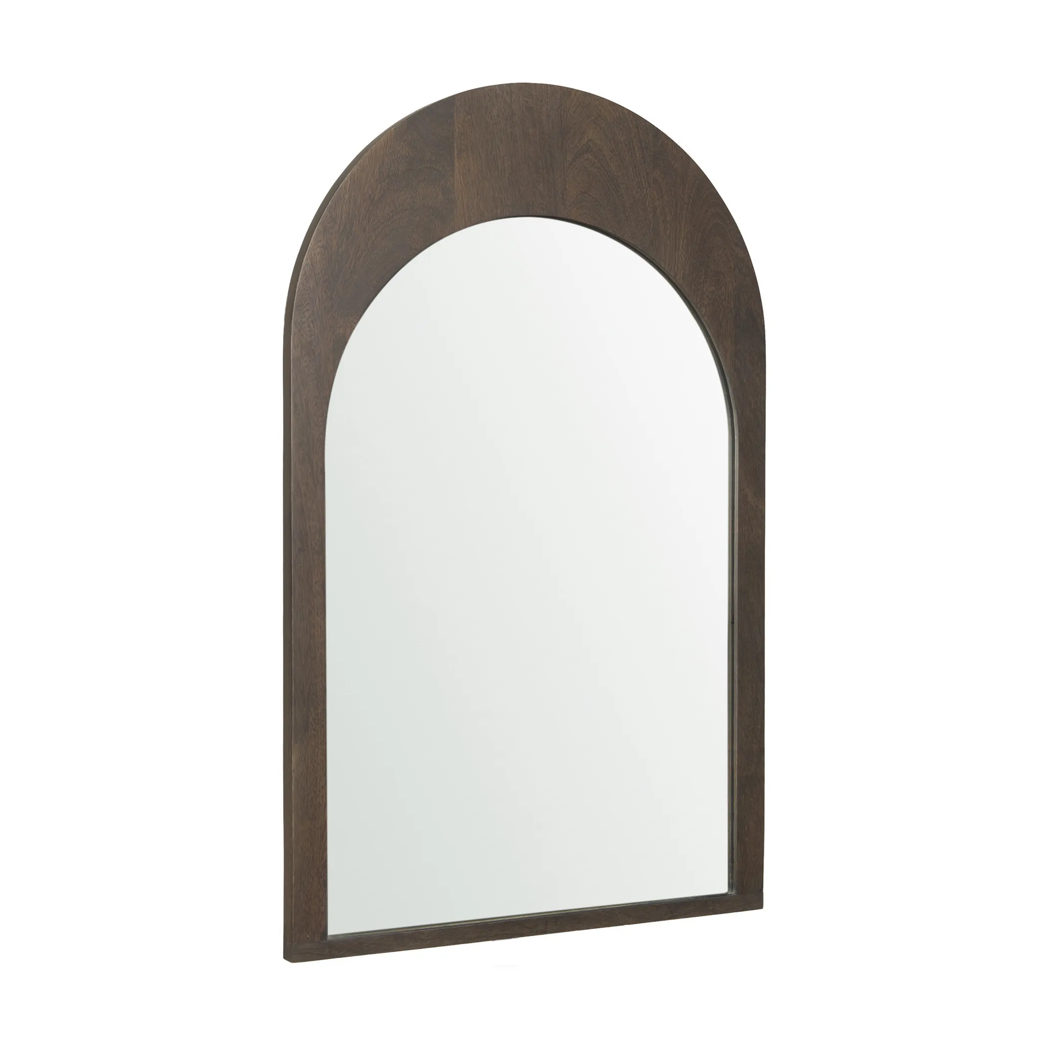 Wood Arch Framed Accent Mirror - Image 4