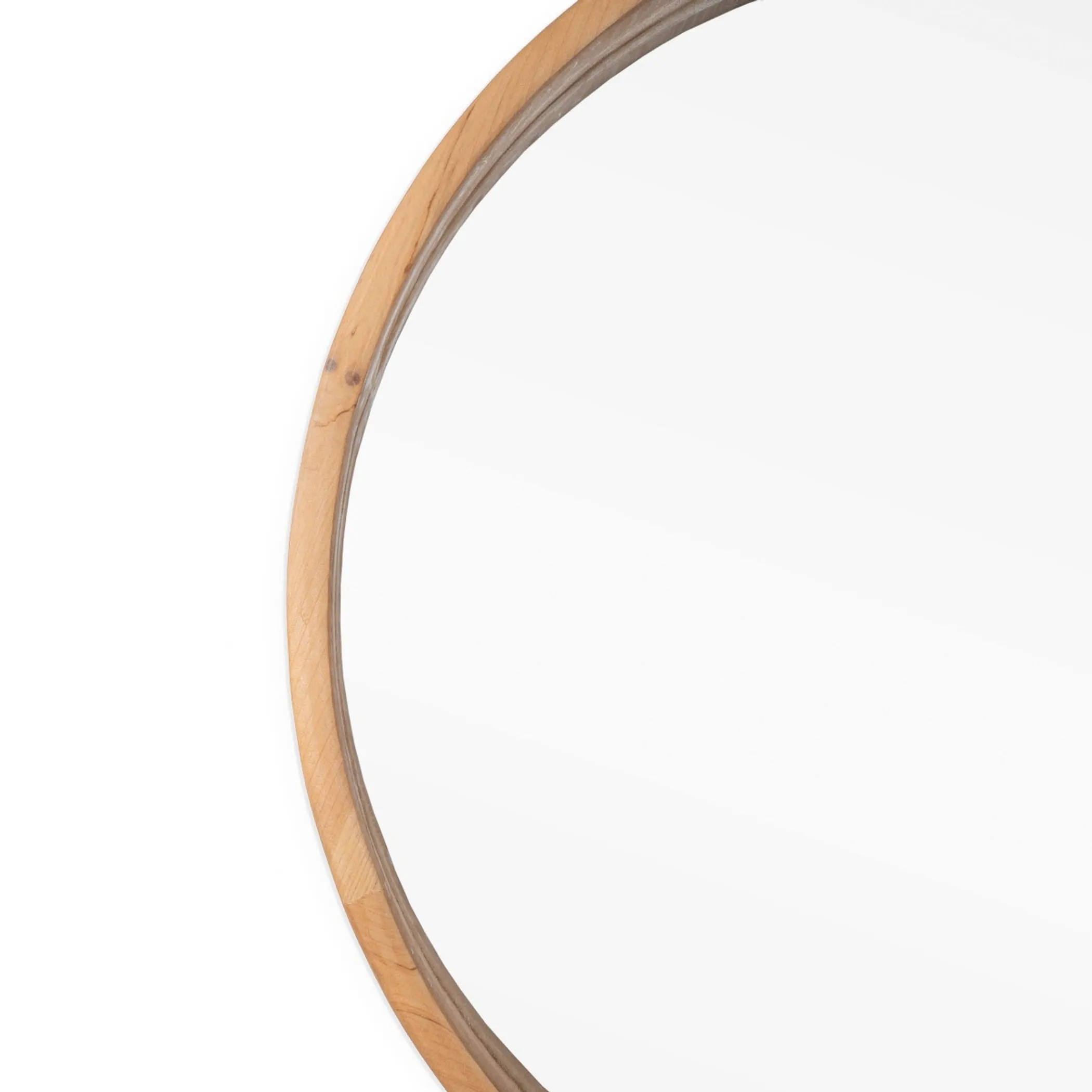 Round Metal Framed Accent Mirror - Image 5