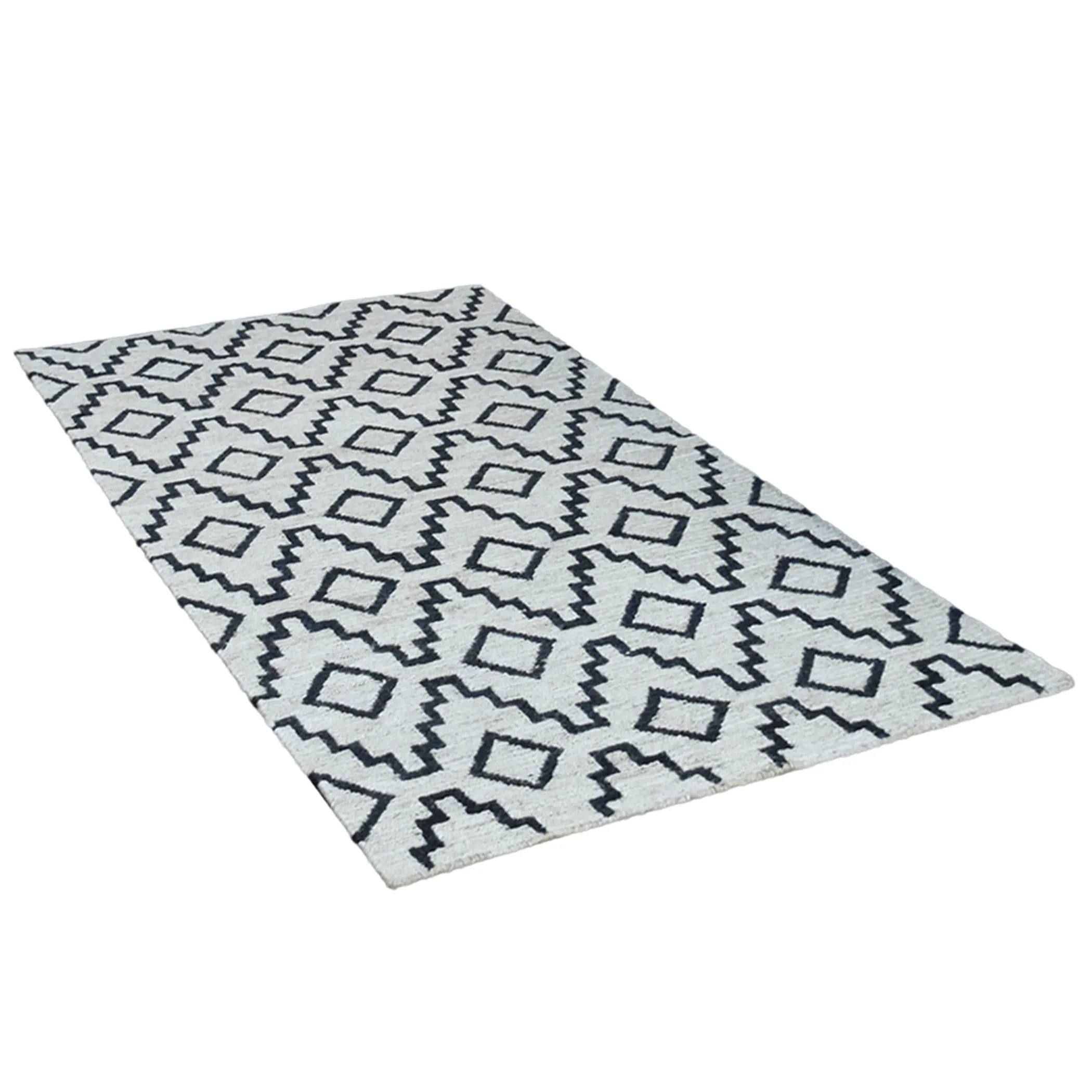 Rugsotic Carpets Hand Knotted Sumak Jute Eco-friendly Area Rug Geometric - Image 3