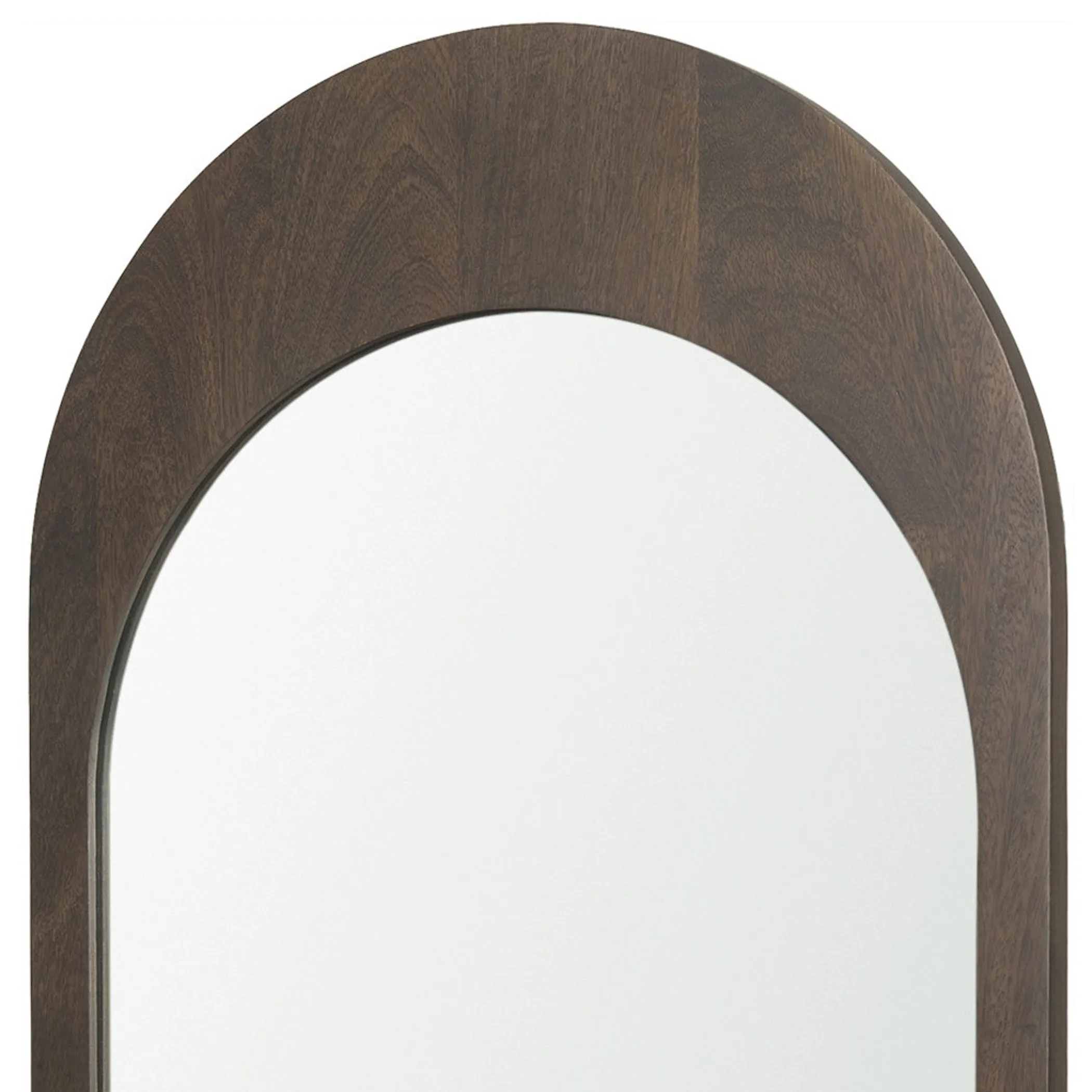 Wood Arch Framed Accent Mirror - Image 3