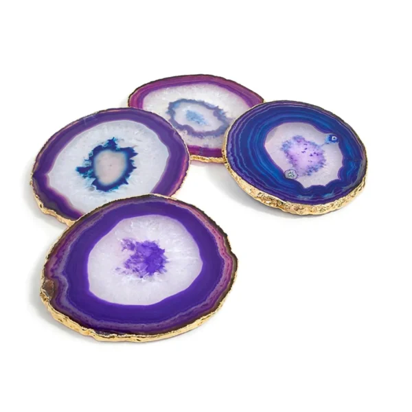 Agate Coaster Set
