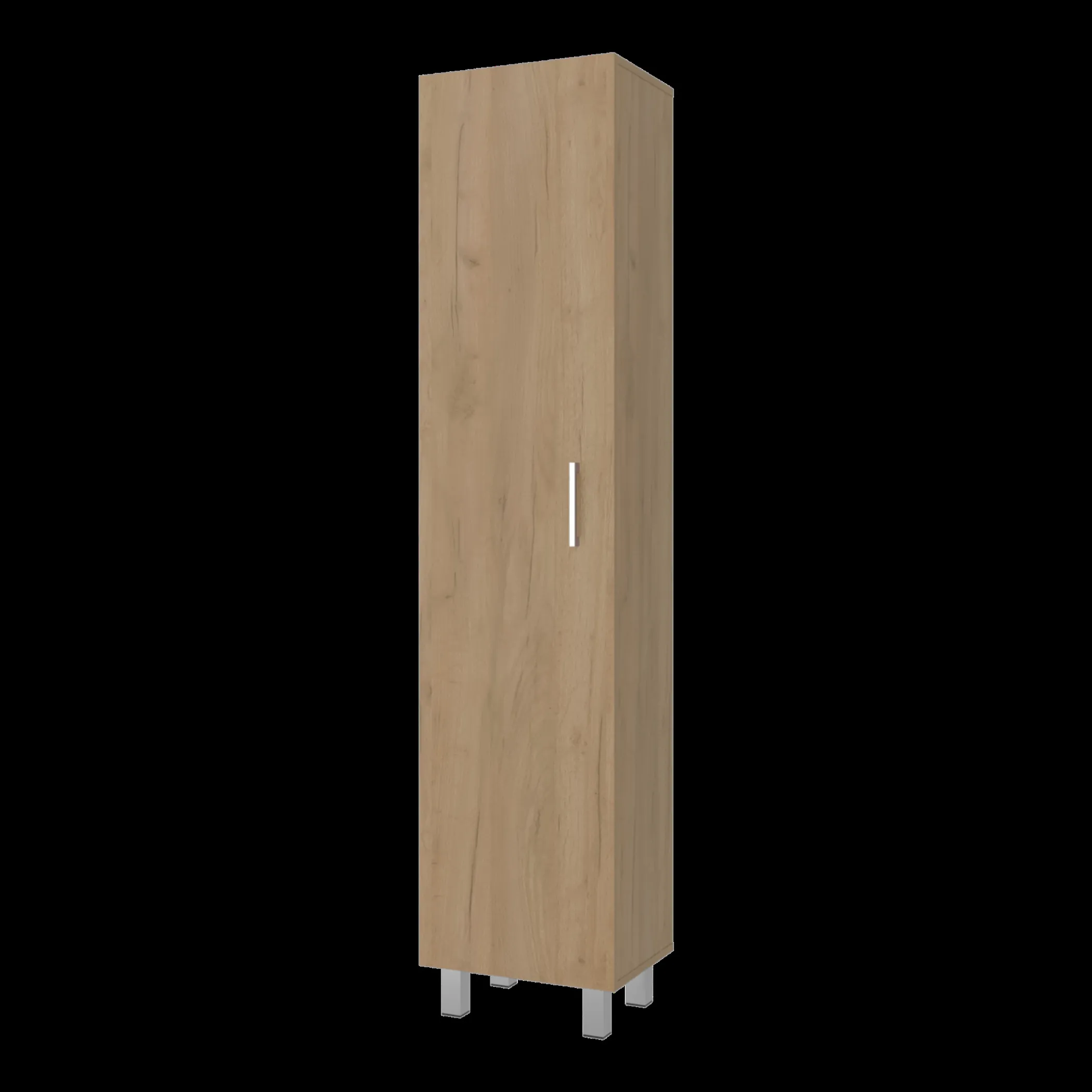 16" Beige Wood Accent Chest - Image 2