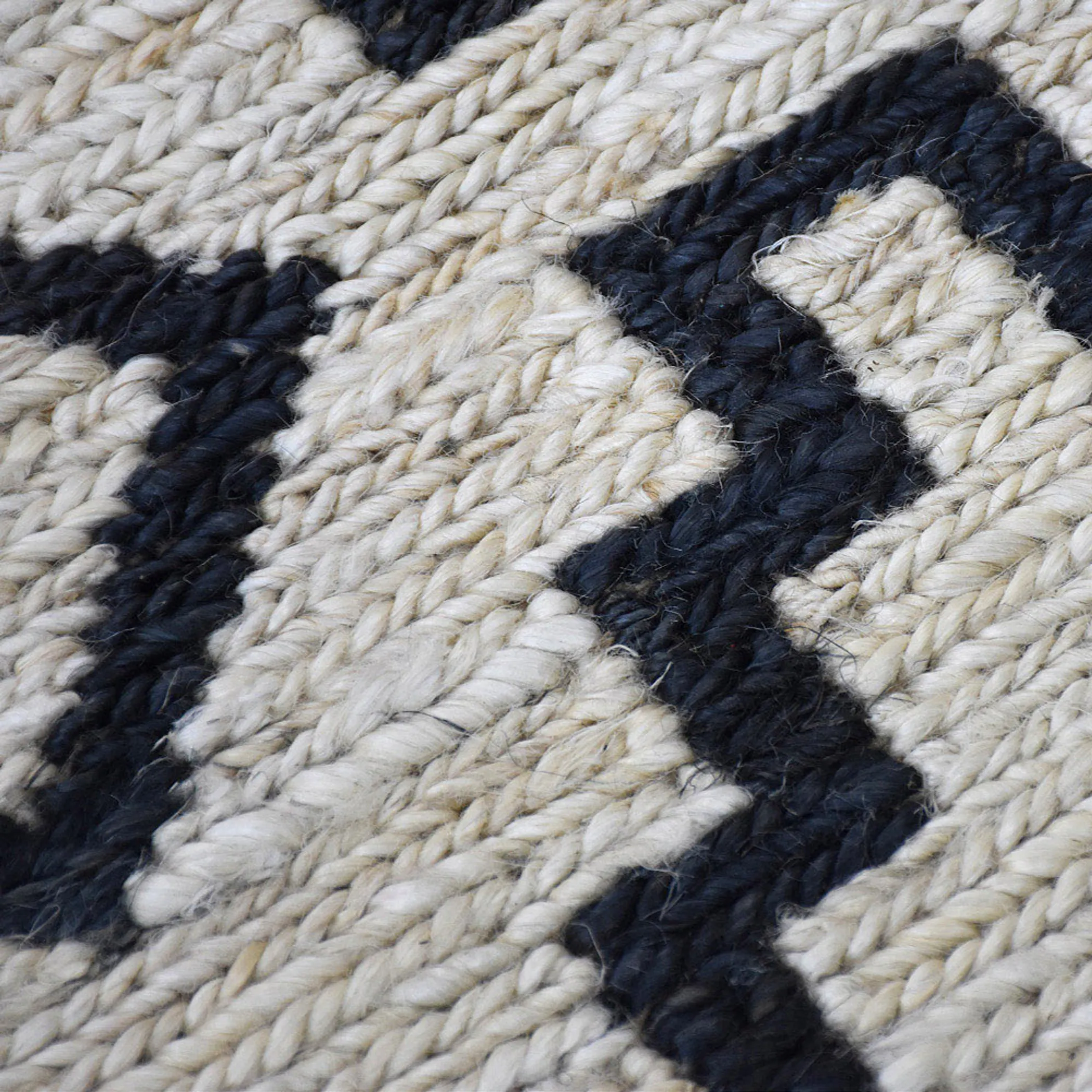 Rugsotic Carpets Hand Knotted Sumak Jute Eco-friendly Area Rug Geometric - Image 4