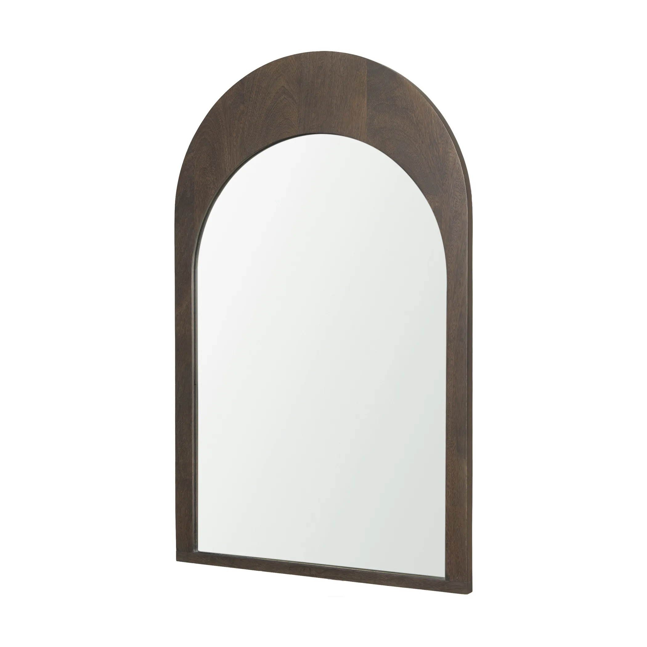 Wood Arch Framed Accent Mirror - Image 2